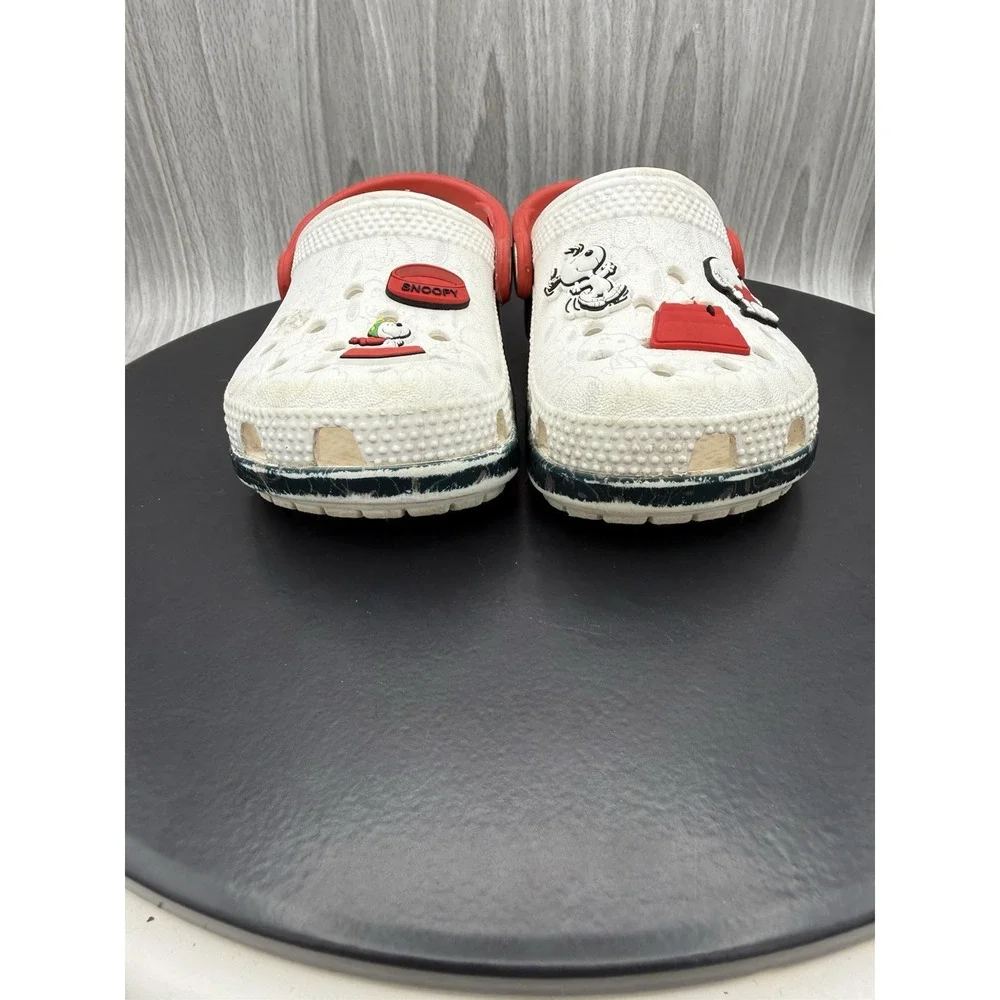 Crocs x Peanuts Classic Clog Toddler Size C8 Snoopy and Joe Cool Slip On Sandals